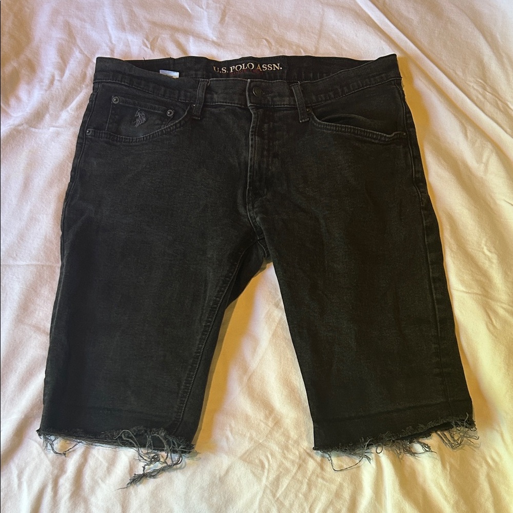 U.S. Polo Assn. Dark Denim Cutoff Shorts